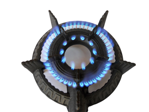 Single ring cast iron burner