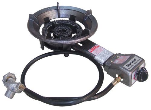 Auto ignition dual ring burner