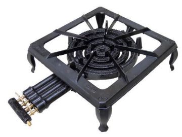 Quad burner frame