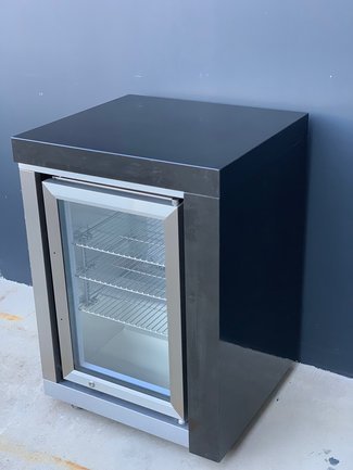Grand Royale single fridge - black