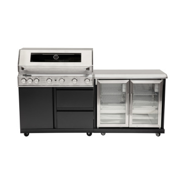 Onyx Outdoor Kitchen BBQ with double fridge 
