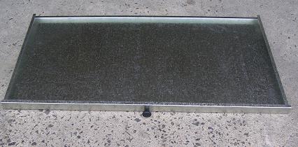 Aus made galvanised drip tray