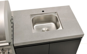 Crossray BBQ/sink/sgl fridge