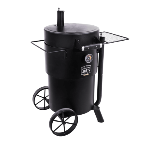 OK Joe's Bronco drum smoker