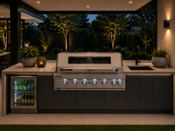 Grillmaster 6 Inbuilt BBQ for Outdoor Kitchens