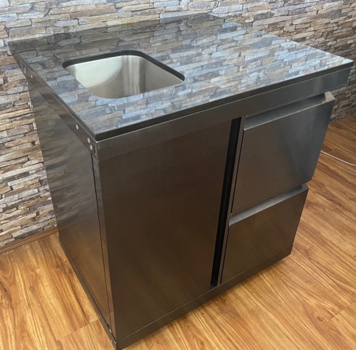 Mayfair Outdoor Kitchen Sink Module with Storage