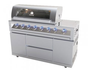Galaxy 6 Burner Stainless Steel BBQ