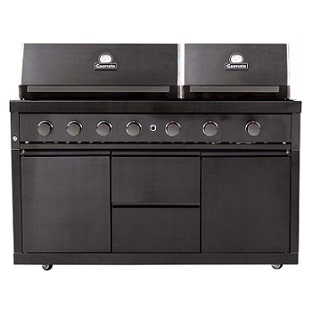 Gasmate NOVA 6 Burner Twin Hood BBQ Outdoor Kitchen  SALE!