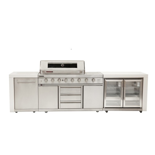 Grillmaster 8 Grand Royale BBQ with Storage & Double Fridge - SALE!!