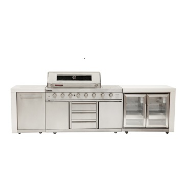Grillmaster 8 Grand Royale BBQ with Storage & Double Fridge - SALE!!