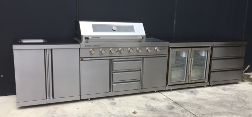 Grillmaster 8 - 4 Piece Modular Outdoor Kitchen